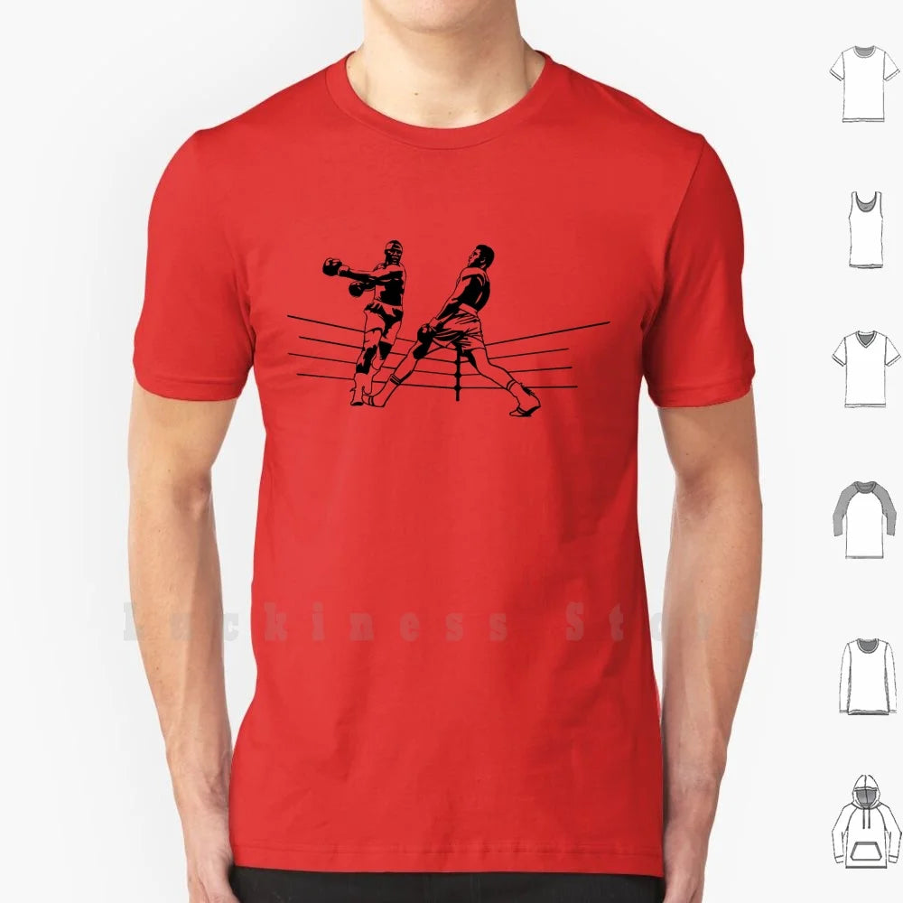 Tshirt Muhammed Ali Dessin Esquive