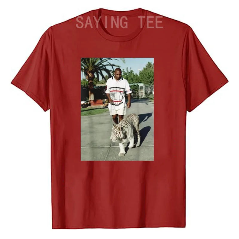 Tshirt Mike Tyson avec son Tigre