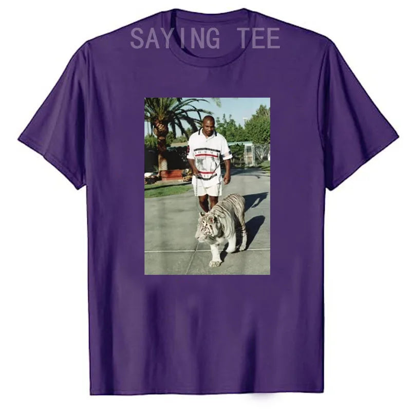 Tshirt Mike Tyson avec son Tigre
