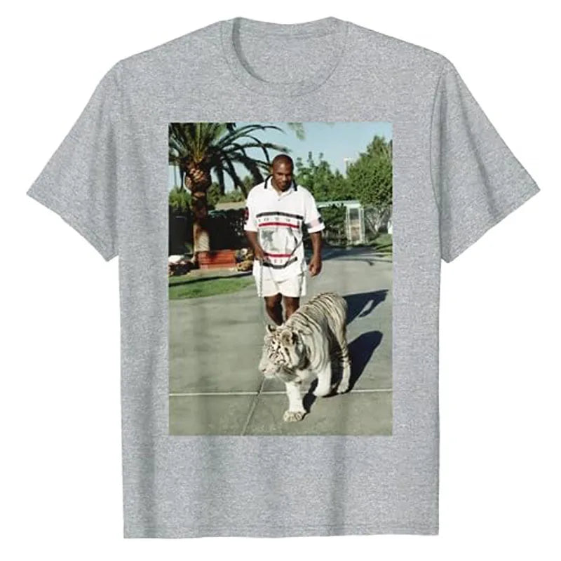 Tshirt Mike Tyson avec son Tigre