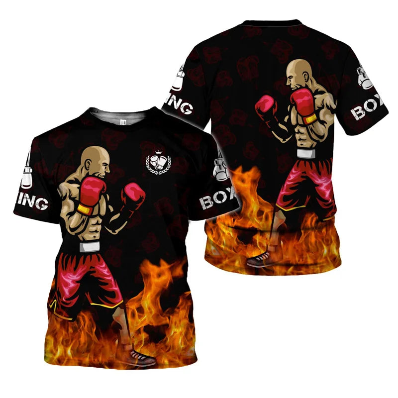 T Shirt Boxe Anglaise Dessin