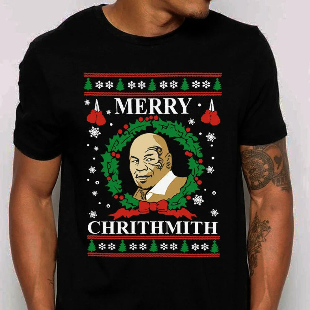 T Shirt Mike Tyson Noel Merry Chrithmith