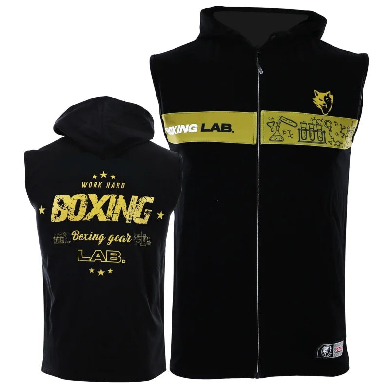 Sweat à Capuche Boxe Sans Manche