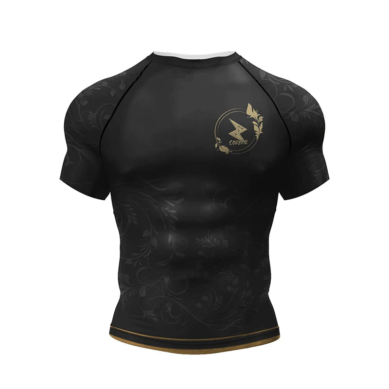 Rashguard Noir et Or