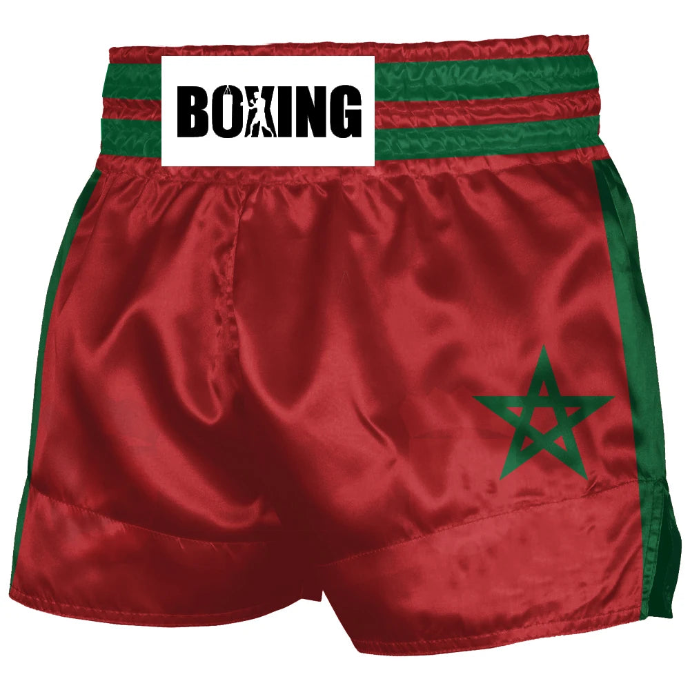Short de Boxe Thai Maroc