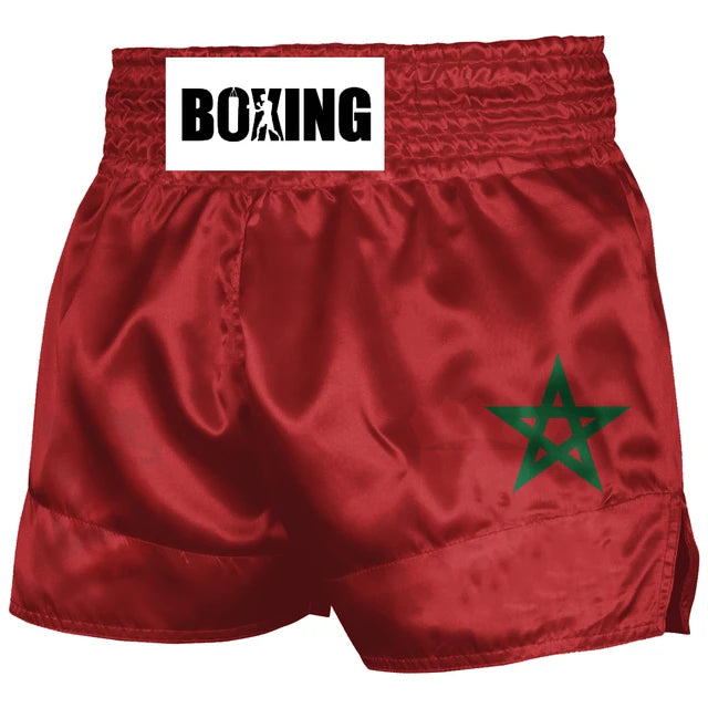 Short de Boxe Thai Maroc