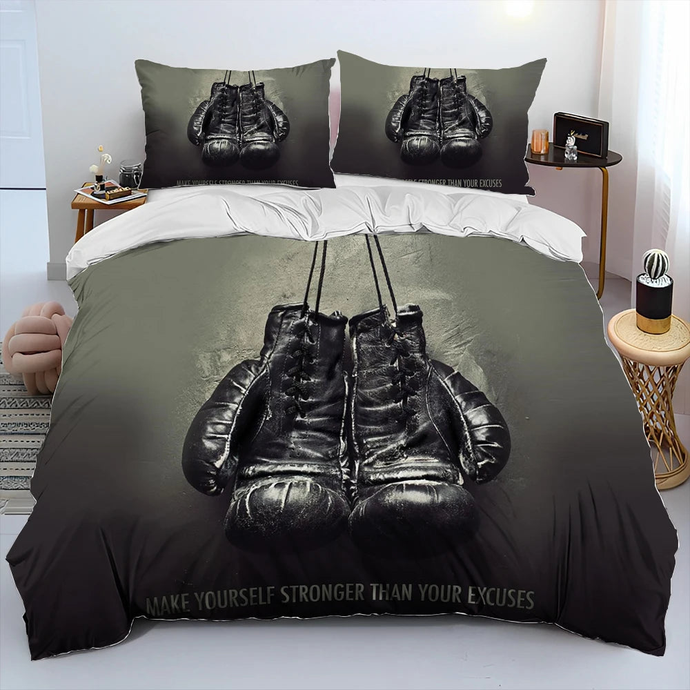 Housse de Couette et Taie d'Oreiller Boxe