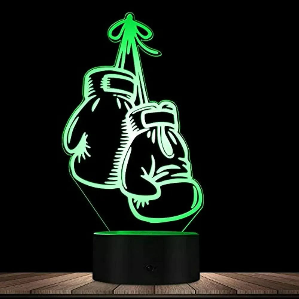 Lampe de Chevet Boxe led vert