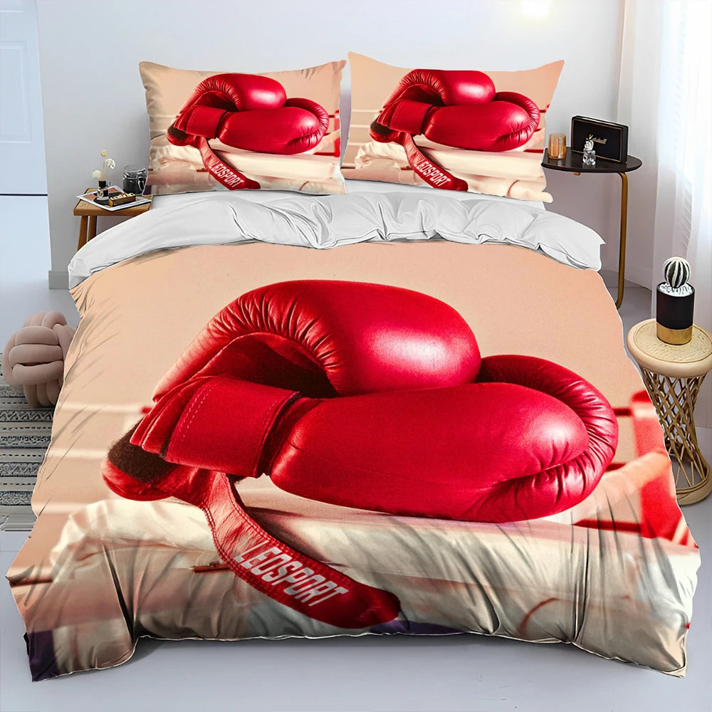 Housse de Couette et Taie d'Oreiller Boxe
