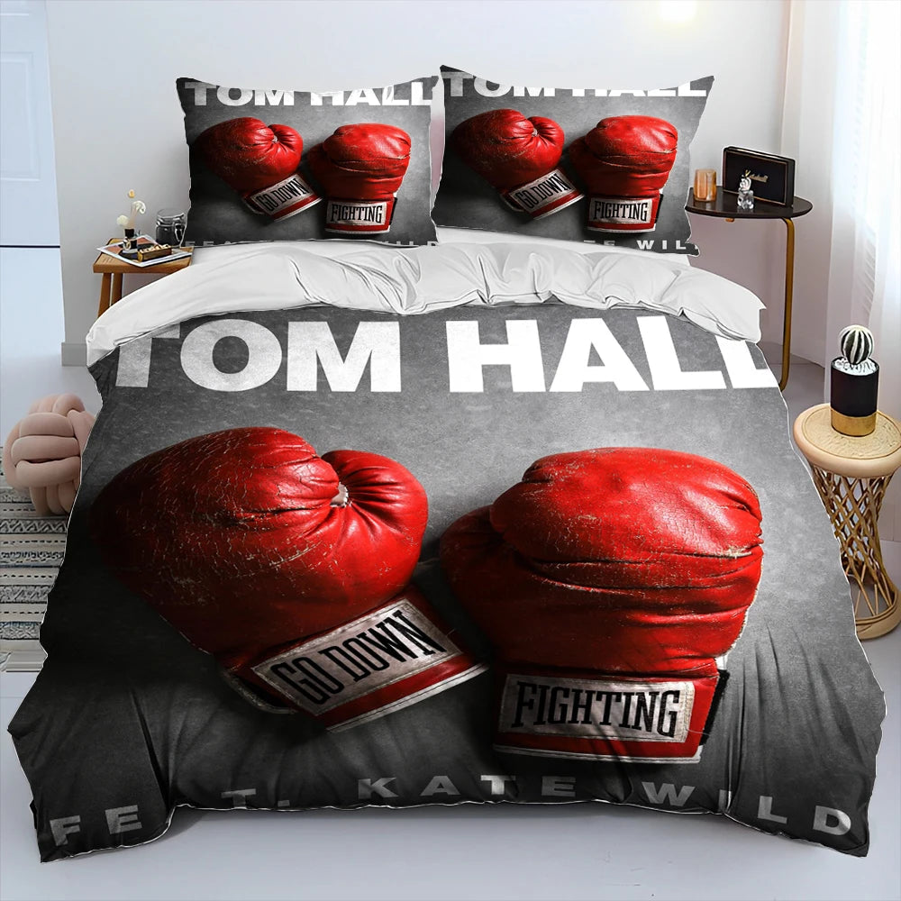 Housse de Couette et Taie d'Oreiller Boxe