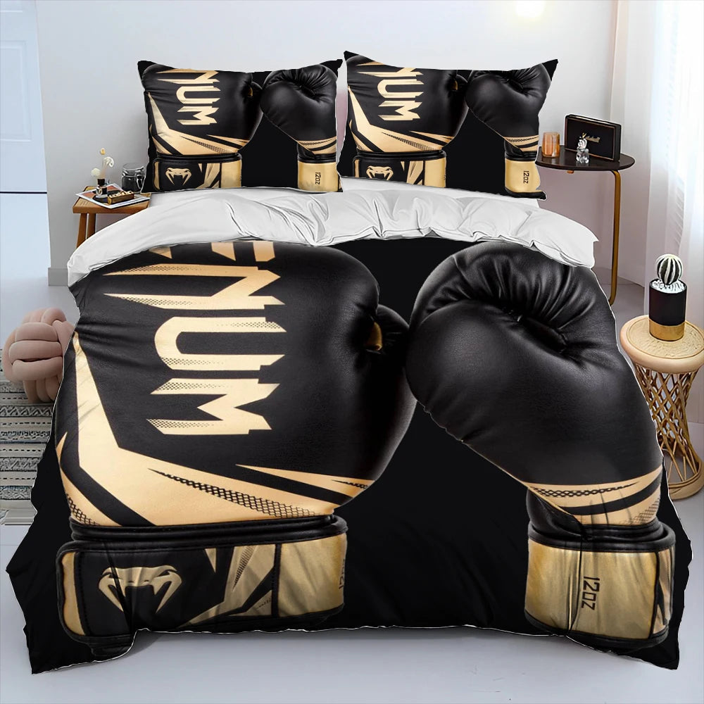Housse de Couette et Taie d'Oreiller Boxe