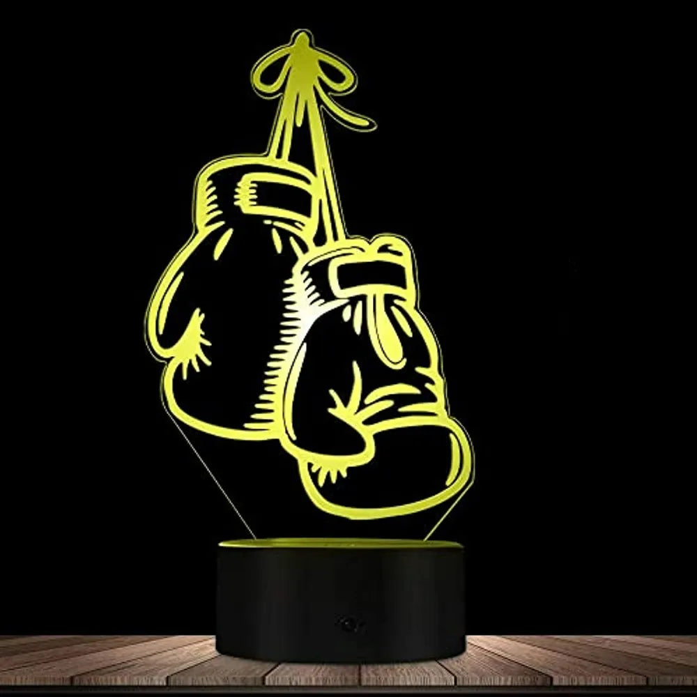 Lampe de Chevet Boxe led jaune