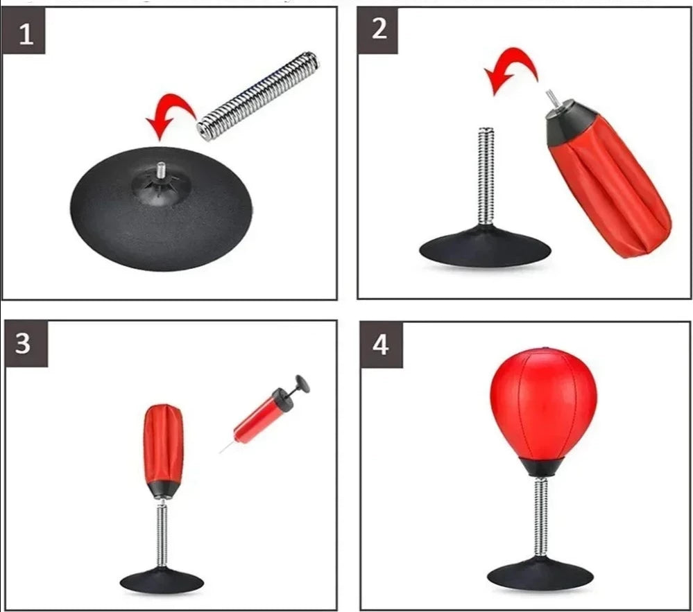 guide installation Ballon de Boxe pour Bureau
