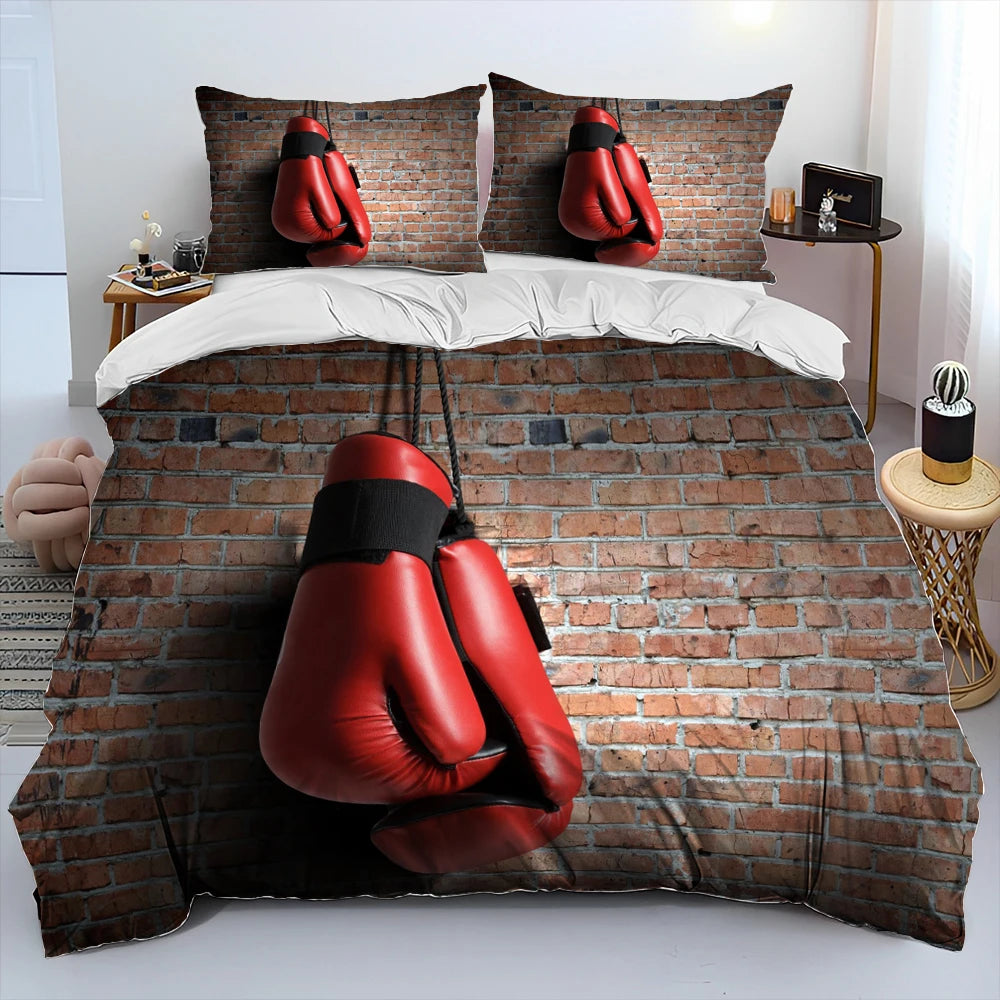 Housse de Couette et Taie d'Oreiller Boxe