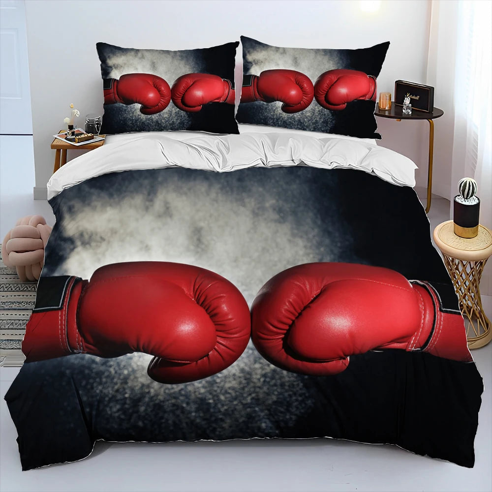 Housse de Couette et Taie d'Oreiller Boxe