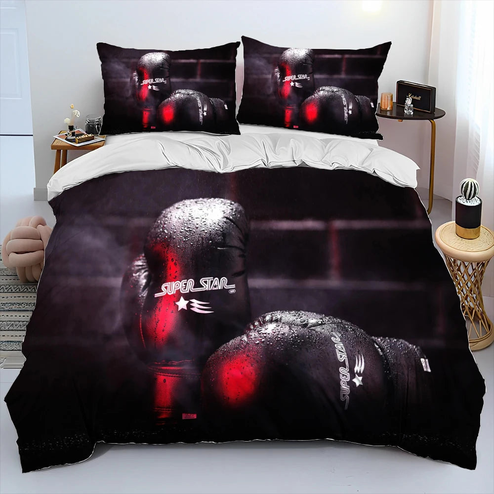 Housse de Couette et Taie d'Oreiller Boxe