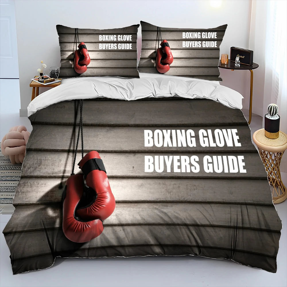 Housse de Couette et Taie d'Oreiller Boxe