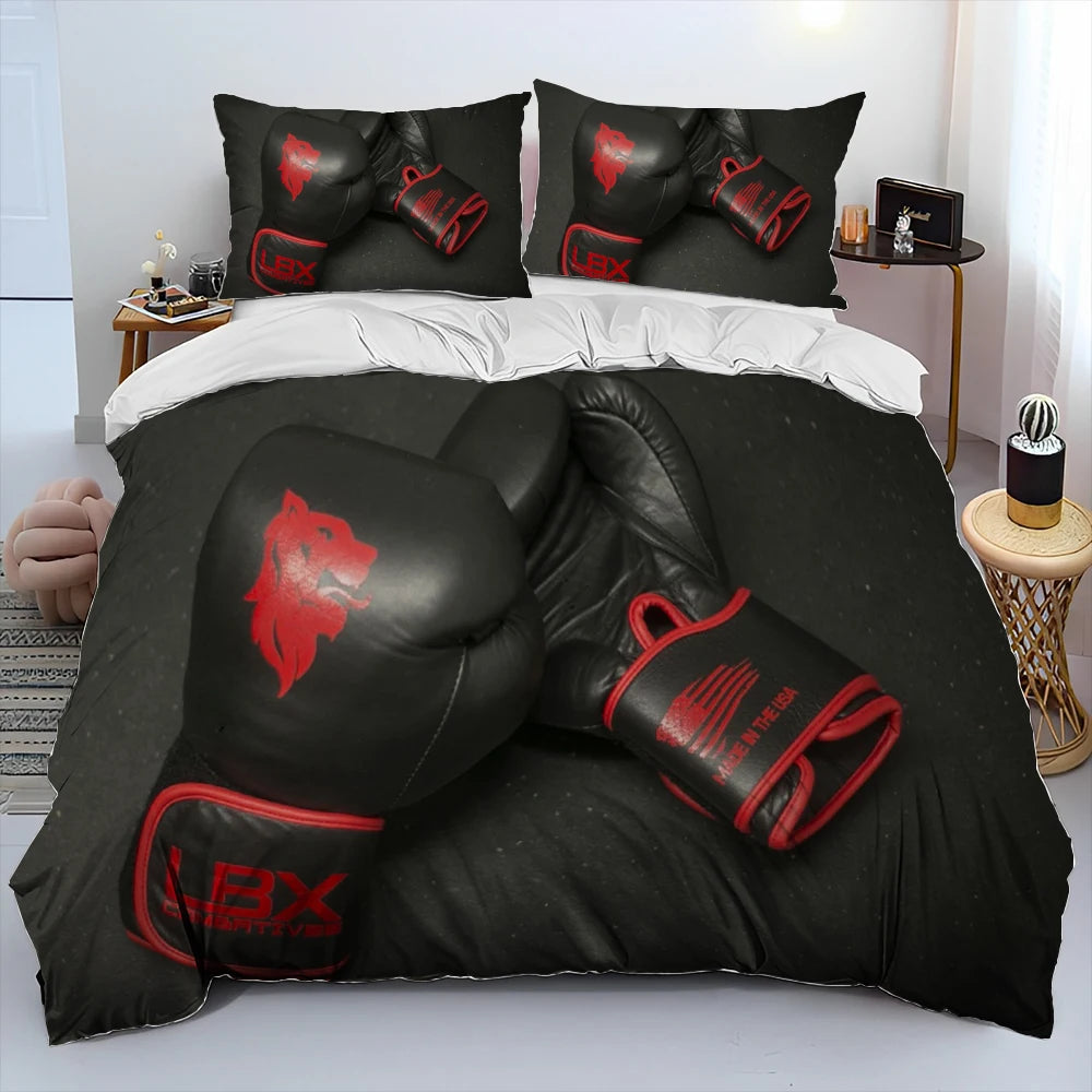 Housse de Couette et Taie d'Oreiller Boxe