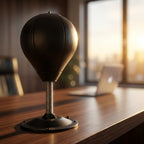 Petit Punching Ball de Bureau Noir