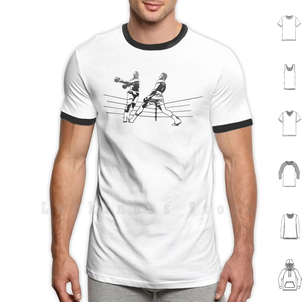 Tshirt Muhammed Ali Dessin Esquive