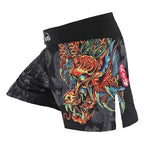 Short MMA Motif Bete Sauvage