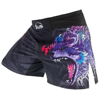 Short MMA Motif Bete Sauvage
