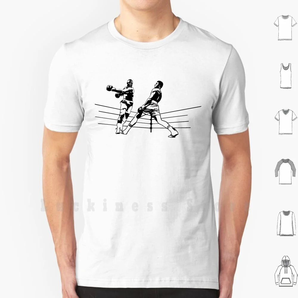 Tshirt Muhammed Ali Dessin Esquive