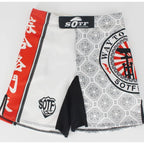 Short de MMA Blanc Motif Japonais