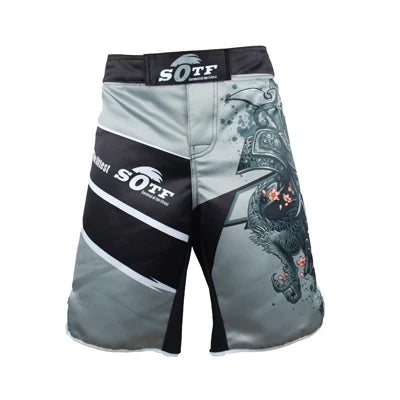 Short de MMA Homme Motif Japonais Samurai