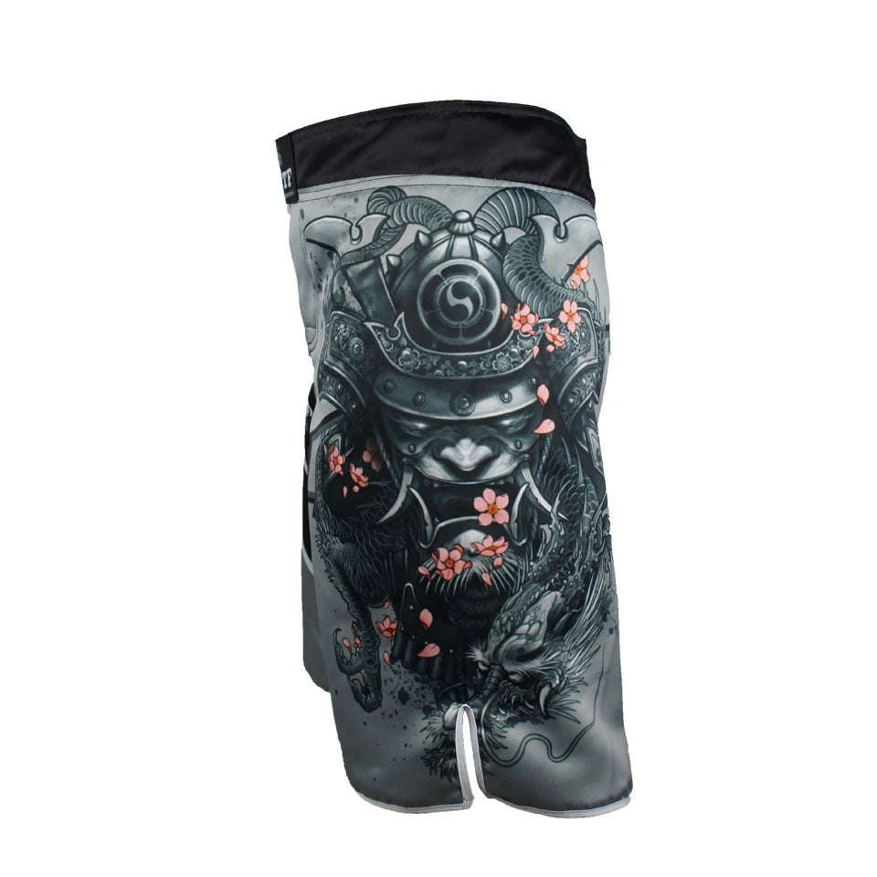 Short de MMA Homme Motif Japonais Samurai