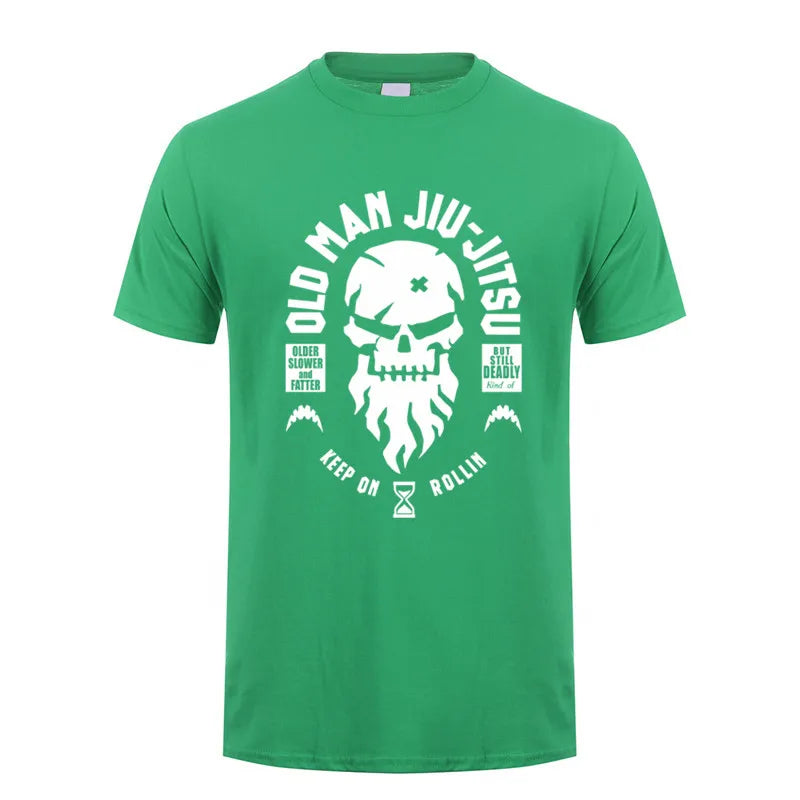 T Shirt Old Man Jiu Jitsu