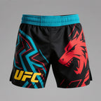 Short de Combat MMA Motif Géométrique