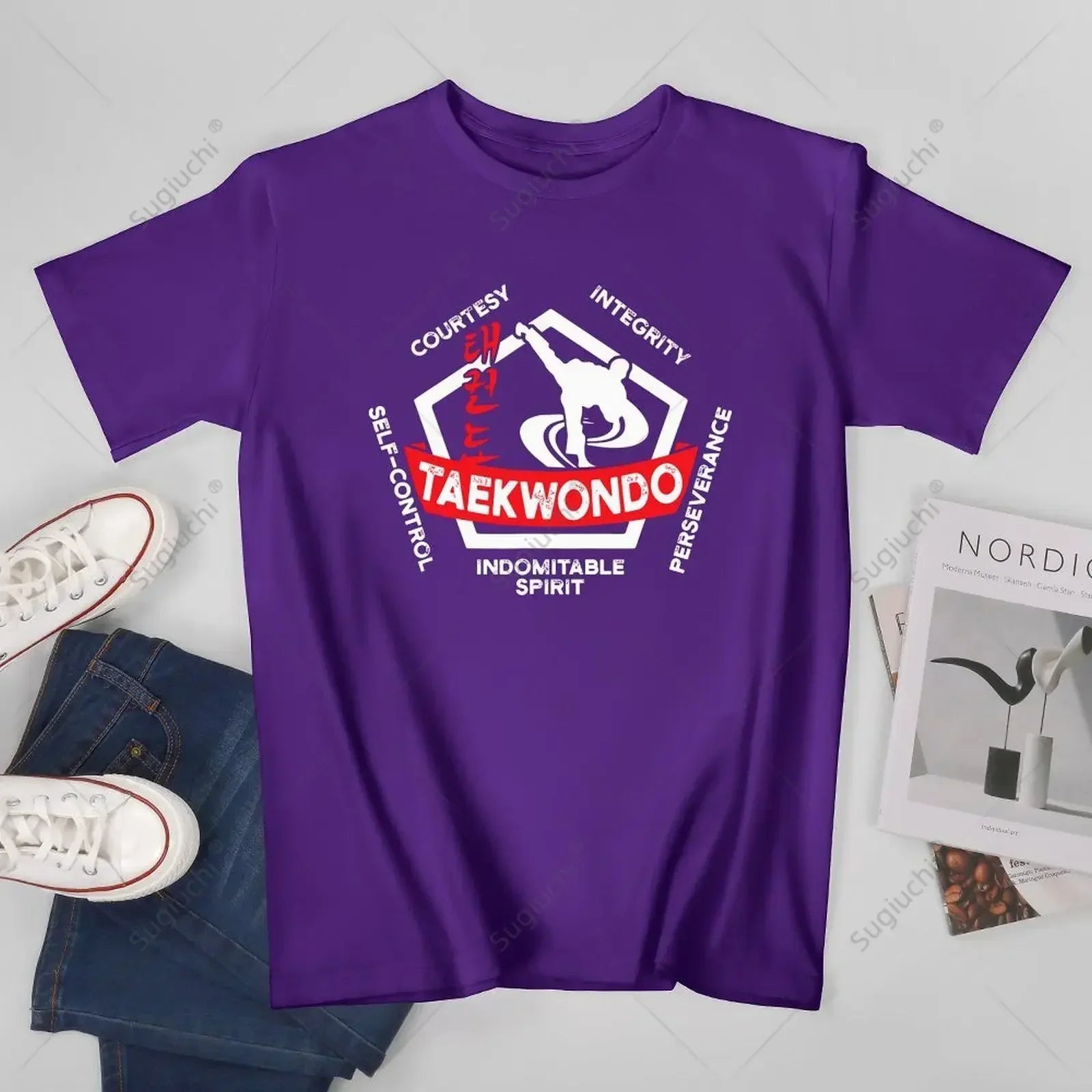 T Shirt Taekwondo Homme
