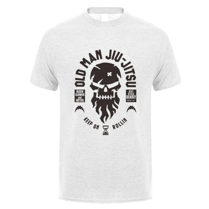 T Shirt Old Man Jiu Jitsu