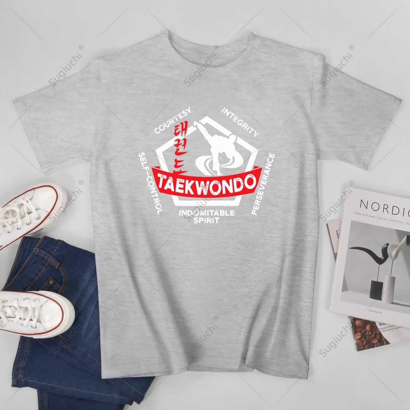 T Shirt Taekwondo Homme