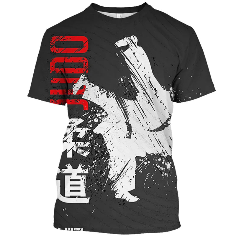 T Shirt Taekwondo Arts Martiaux