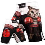Short de MMA à Motif