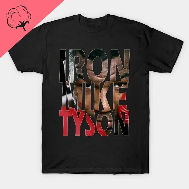 T Shirt Iron Mike Tyson 100% Coton
