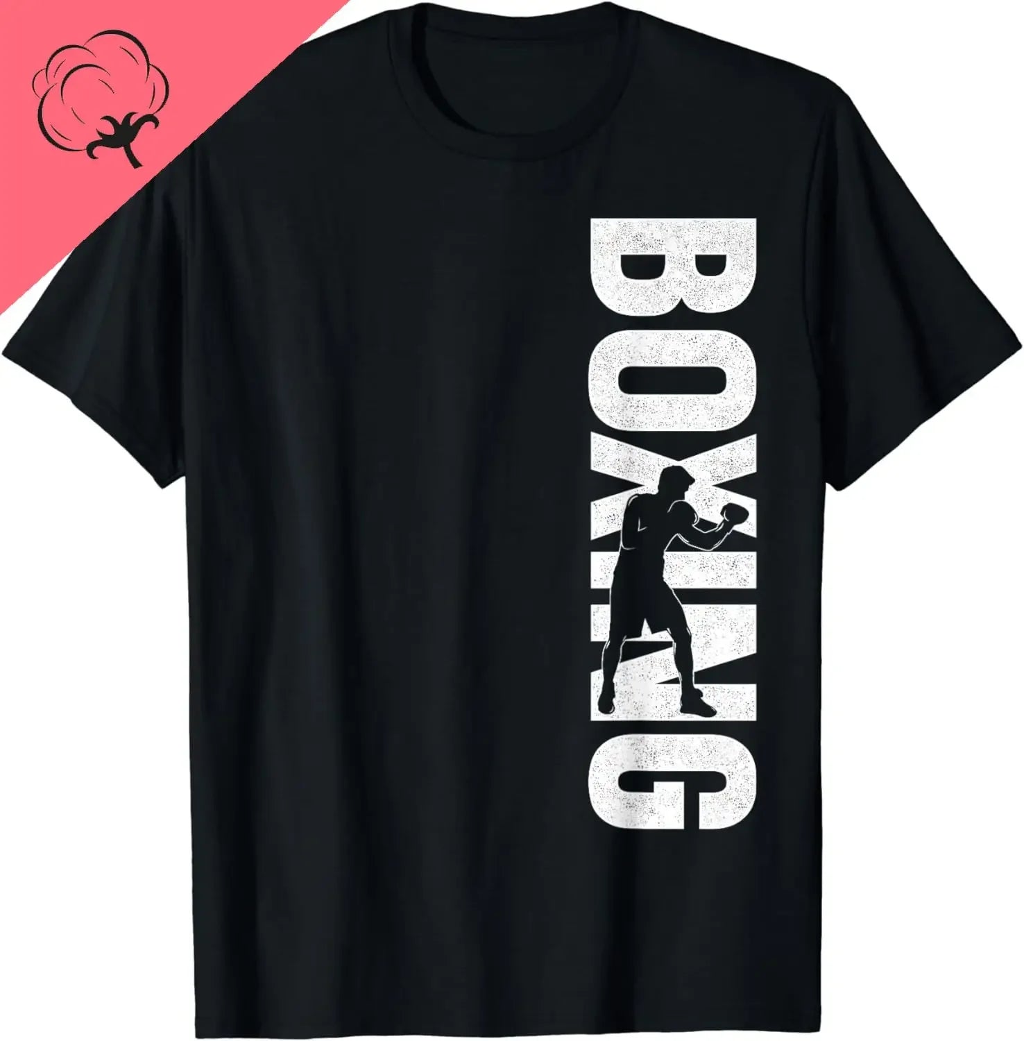 T Shirt Boxe en Coton