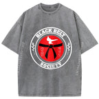 T Shirt Arts Martiaux Ceinture Noir