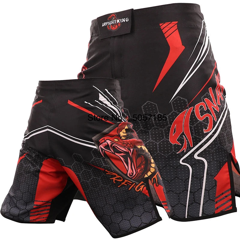 Short de MMA à Motif