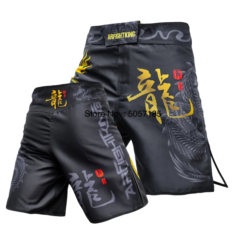 Short de MMA à Motif