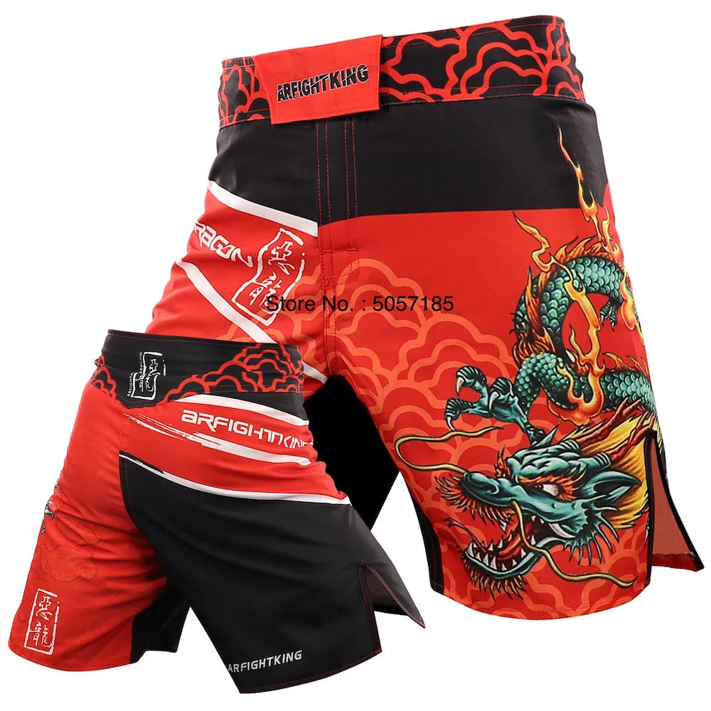 Short de MMA à Motif