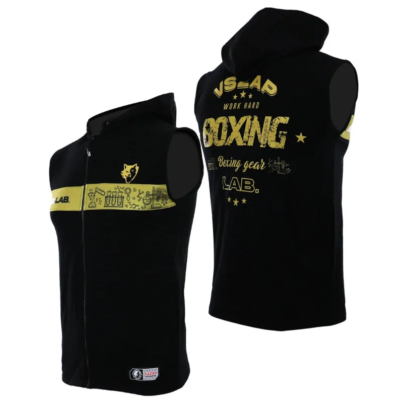 Sweat à Capuche Boxe Sans Manche