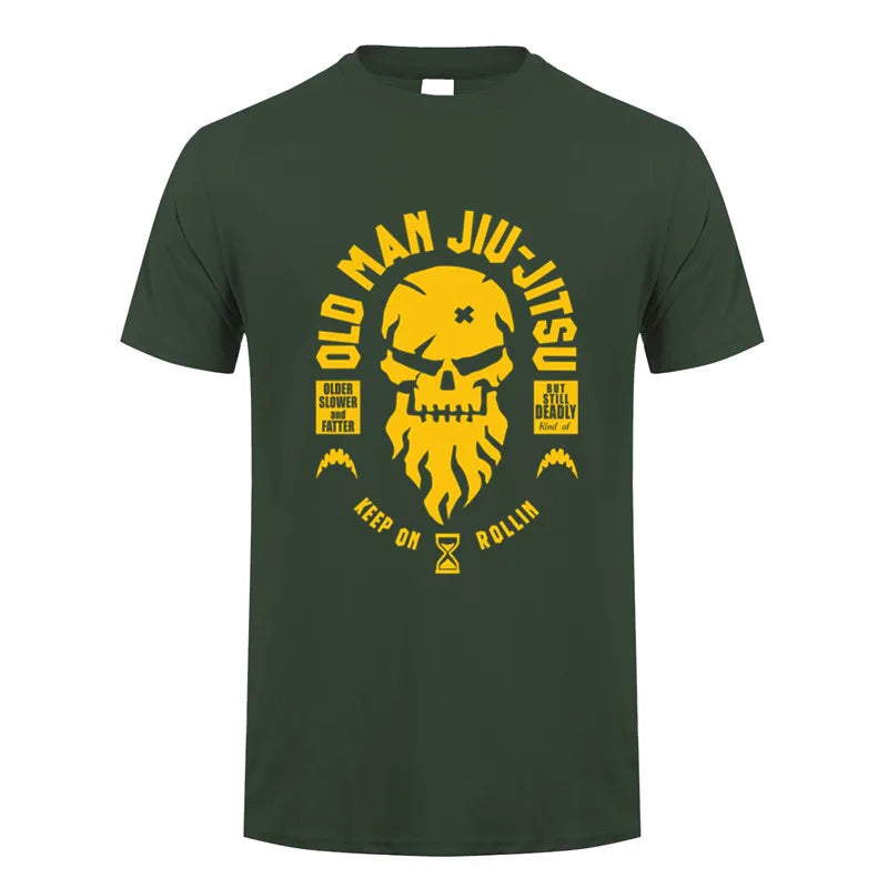 T Shirt Old Man Jiu Jitsu
