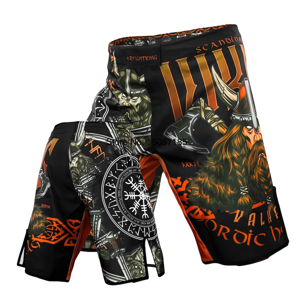 Short de MMA à Motif