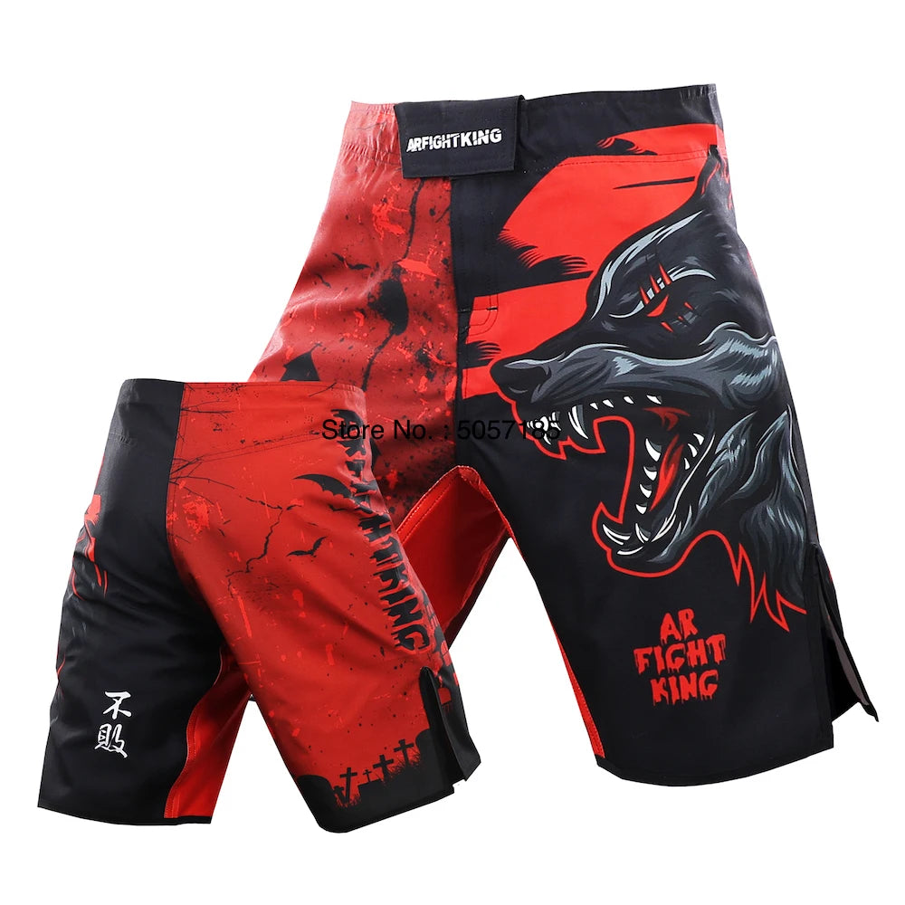 Short de MMA à Motif
