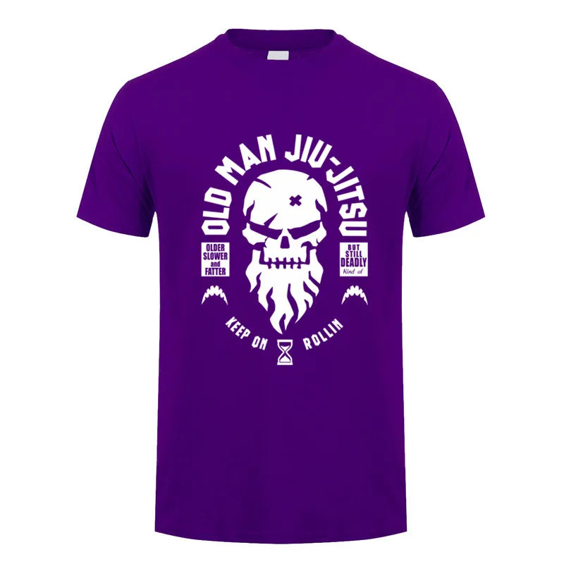 T Shirt Old Man Jiu Jitsu