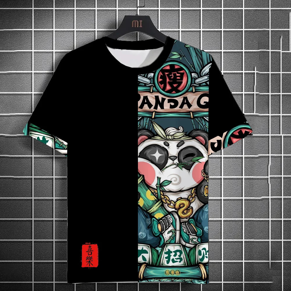 T Shirt Panda Arts Martiaux