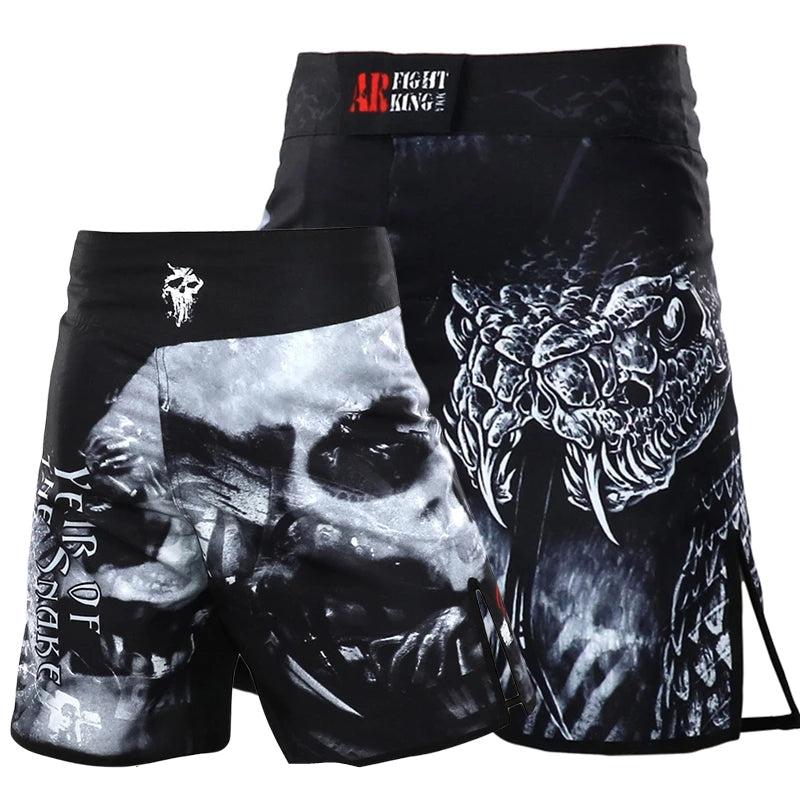 Short de MMA à Motif